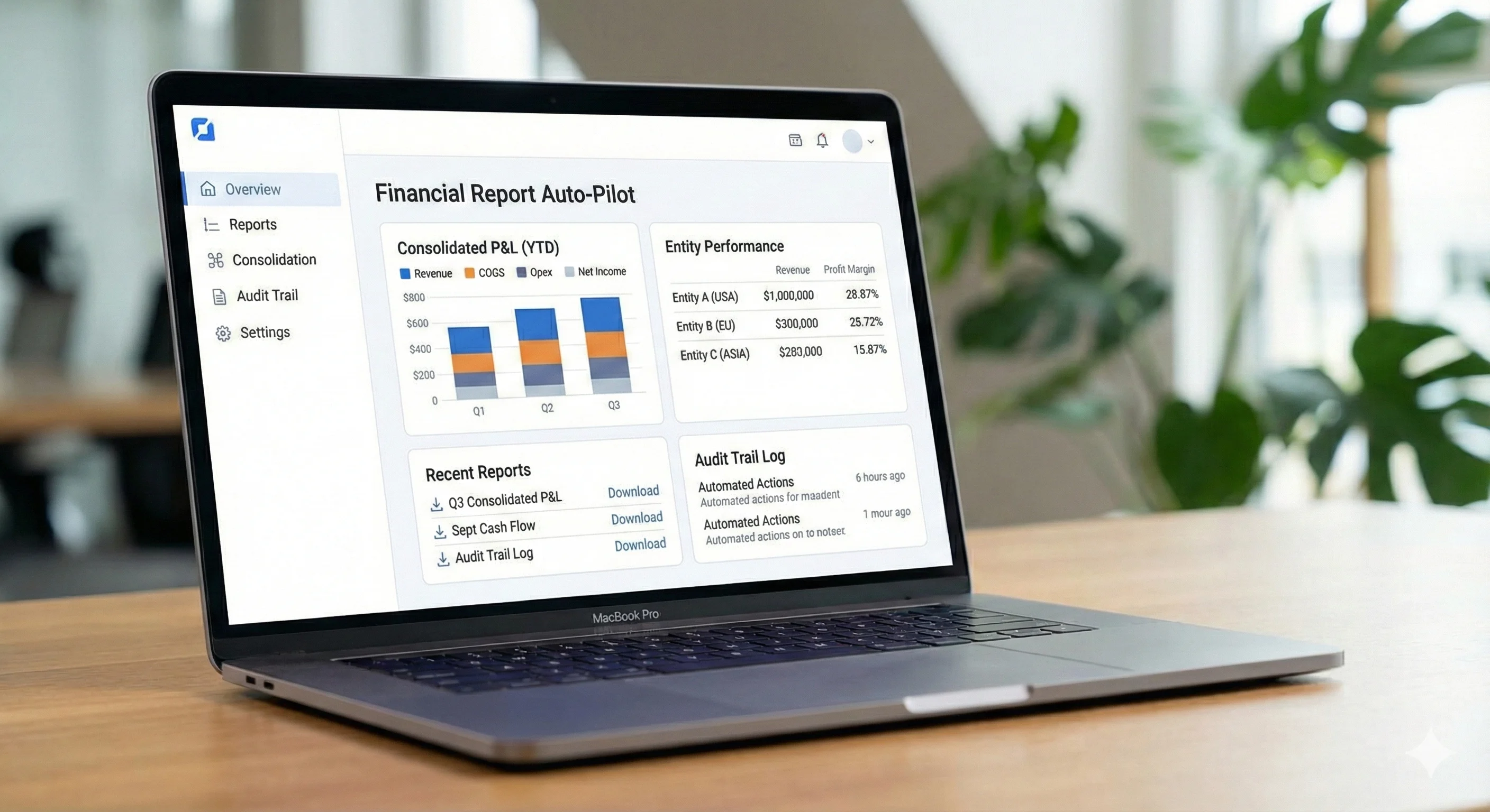 Automated Financial Reporting System